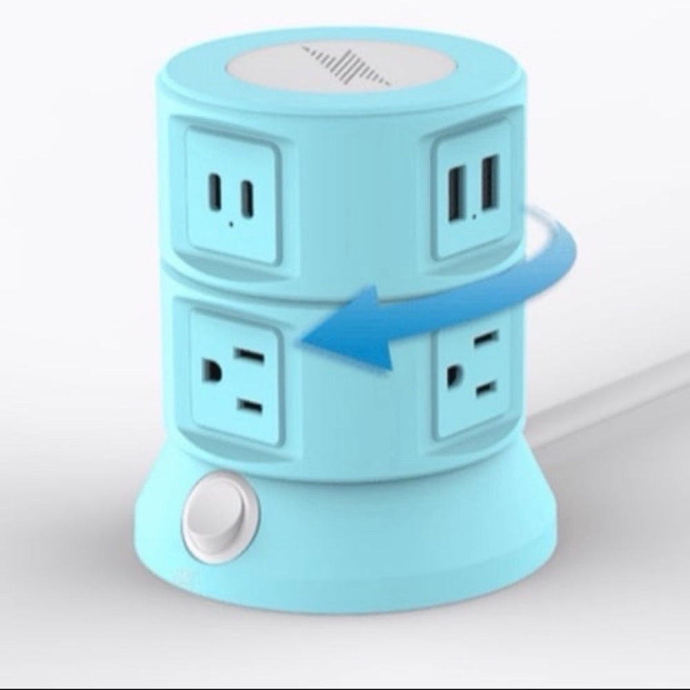 LAX Gadgets 360 rotating charging tower